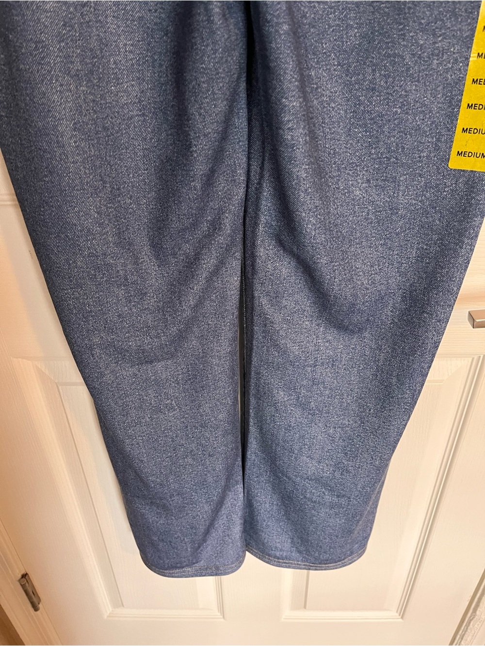 NWT Seven7 Wide Leg Denim Illusion Cotton Terry Sweatpant Jeans Size Medium - Picture 8 of 15